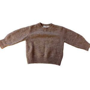 Zara Baby Girl Sweater 9-12 Months Pink Knit